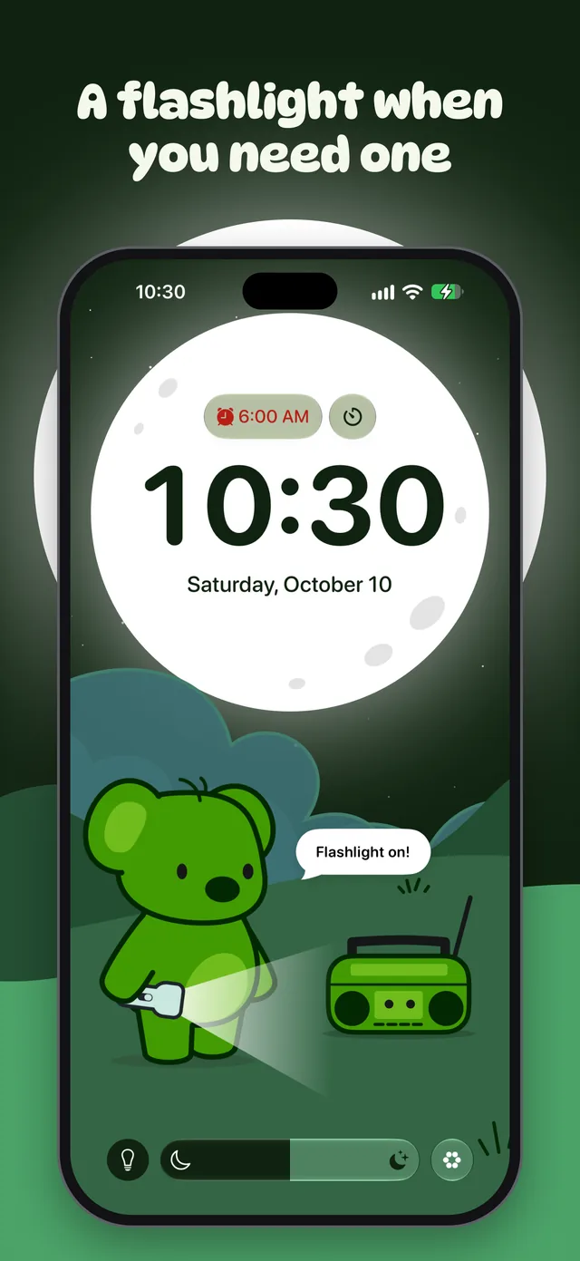 KiwiLights screenshot: A flashlight when you need one