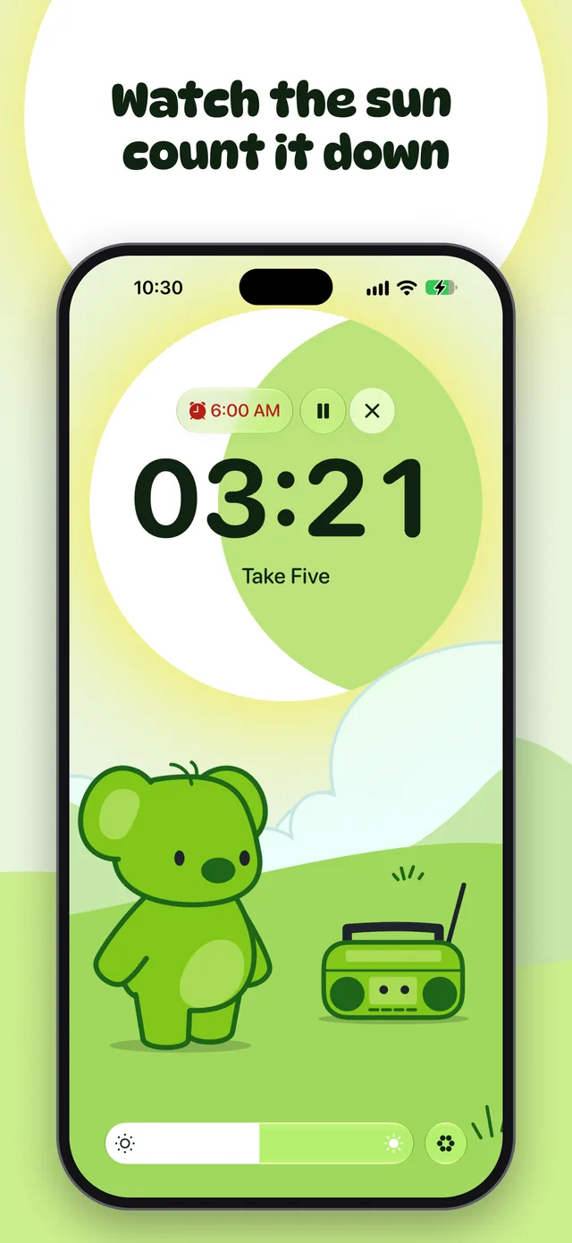 KiwiLights screenshot: Watch the moon count it down