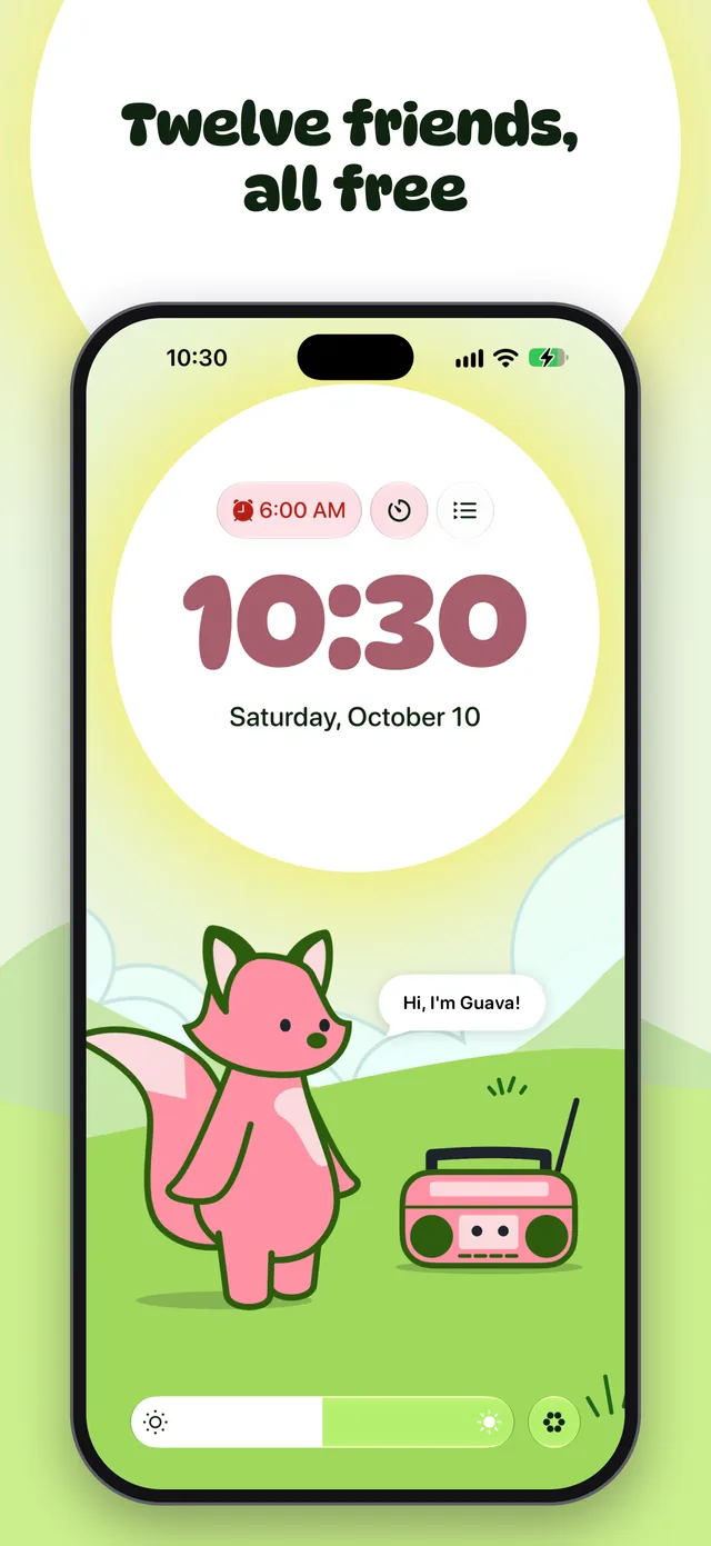 KiwiLights screenshot: Twelve friends, all free