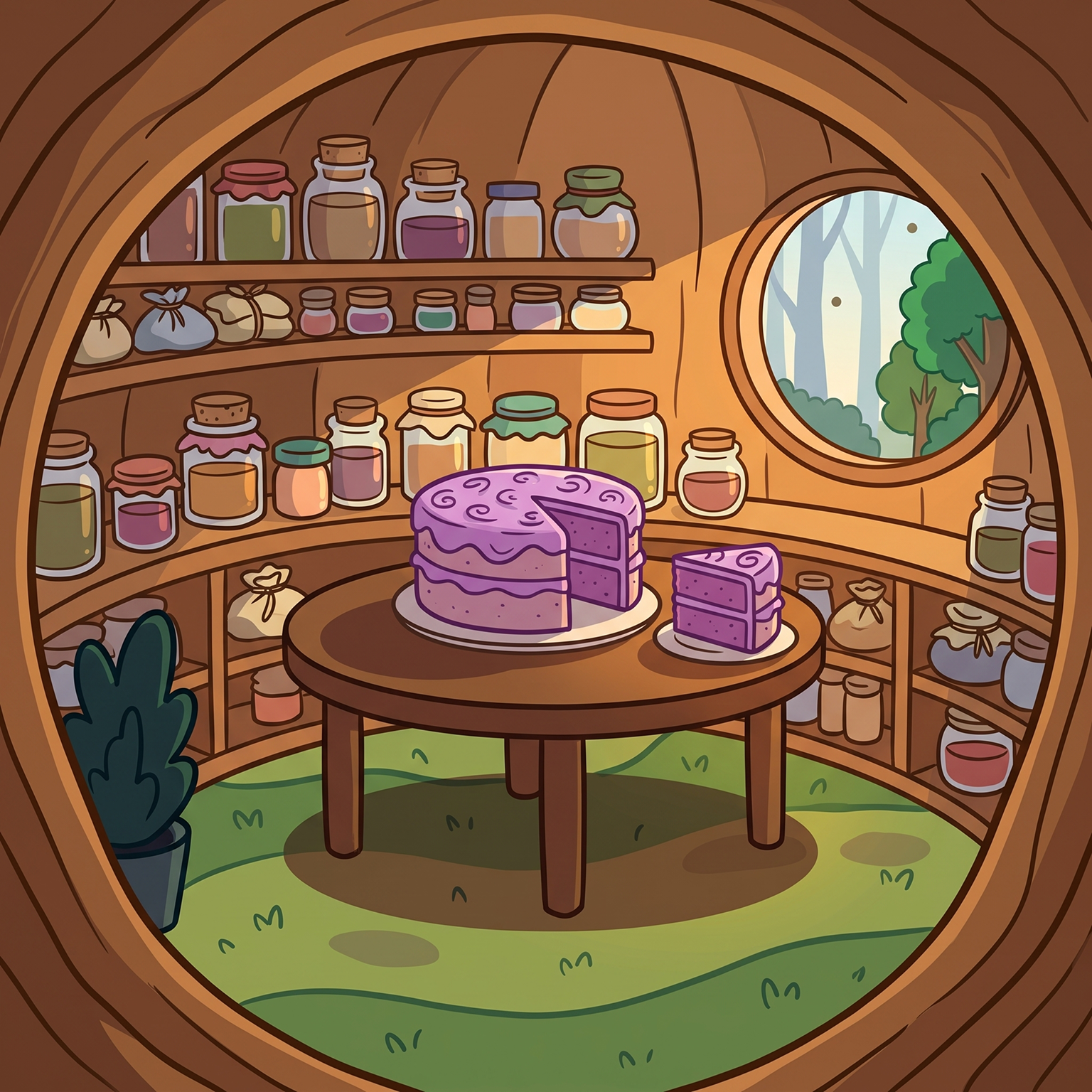 Surprise Cake for Blueberri